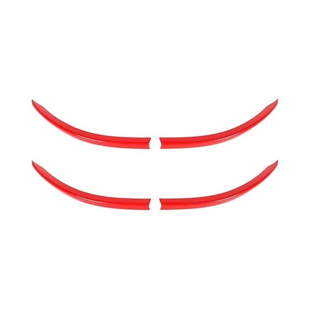 2 Sets Of - Front Bumper Lip Cover Trim Overlay Protector_voghion.com