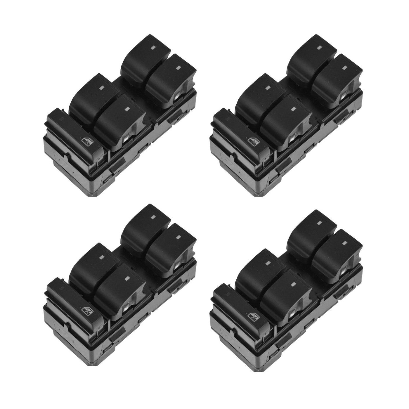 4 Sets Of - Power Window Switch Driver Side Left For Chevrolet GMC Truck_voghion.com
