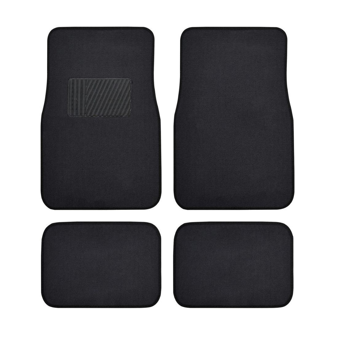 4pc Car Interior Solid Black Car Floor Mats Liner Pads For 15 Leon Mat Standard_voghion.com