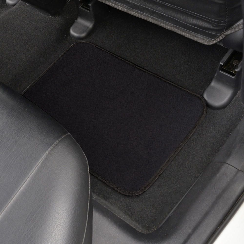 4pc Car Interior Solid Black Car Floor Mats Liner Pads For 15 Leon Mat Standard_voghion.com