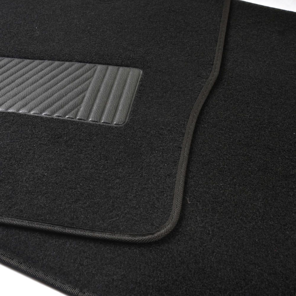4pc Car Interior Solid Black Car Floor Mats Liner Pads For 15 Leon Mat Standard_voghion.com