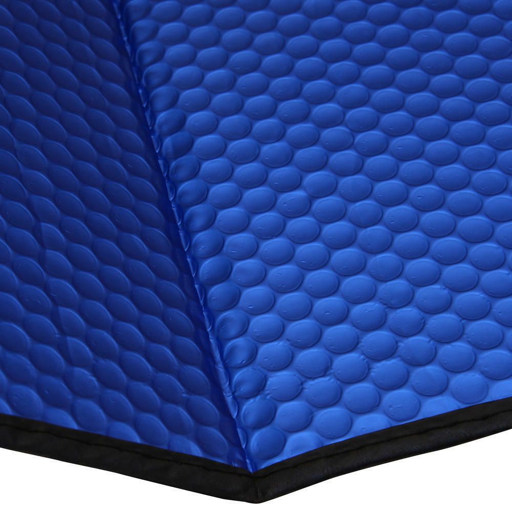 Reflective Blue Foil Car Sun Shade Standard Reversible Folding Windshield Cover_voghion.com