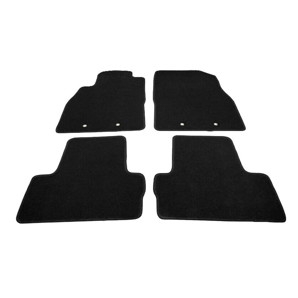 For Chevrolet 11-15 Volt Volt Floor Mats Front & Rear Carpet 4PC Black Nylon_voghion.com