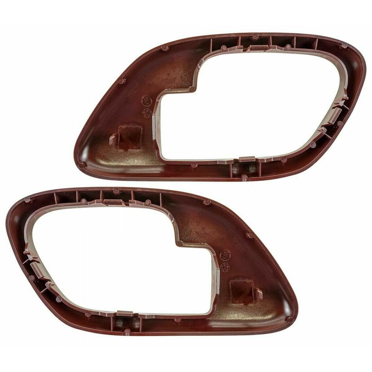 For 96-97 C1500 Base Extended Cab Pickup Interior Inside Door Handle Bezel Pair_voghion.com