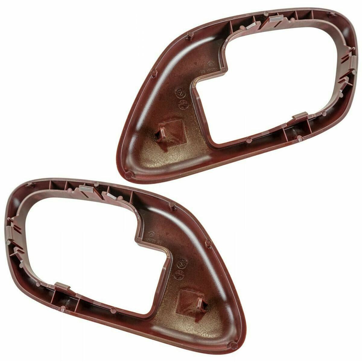 For 96-97 C1500 Base Extended Cab Pickup Interior Inside Door Handle Bezel Pair_voghion.com