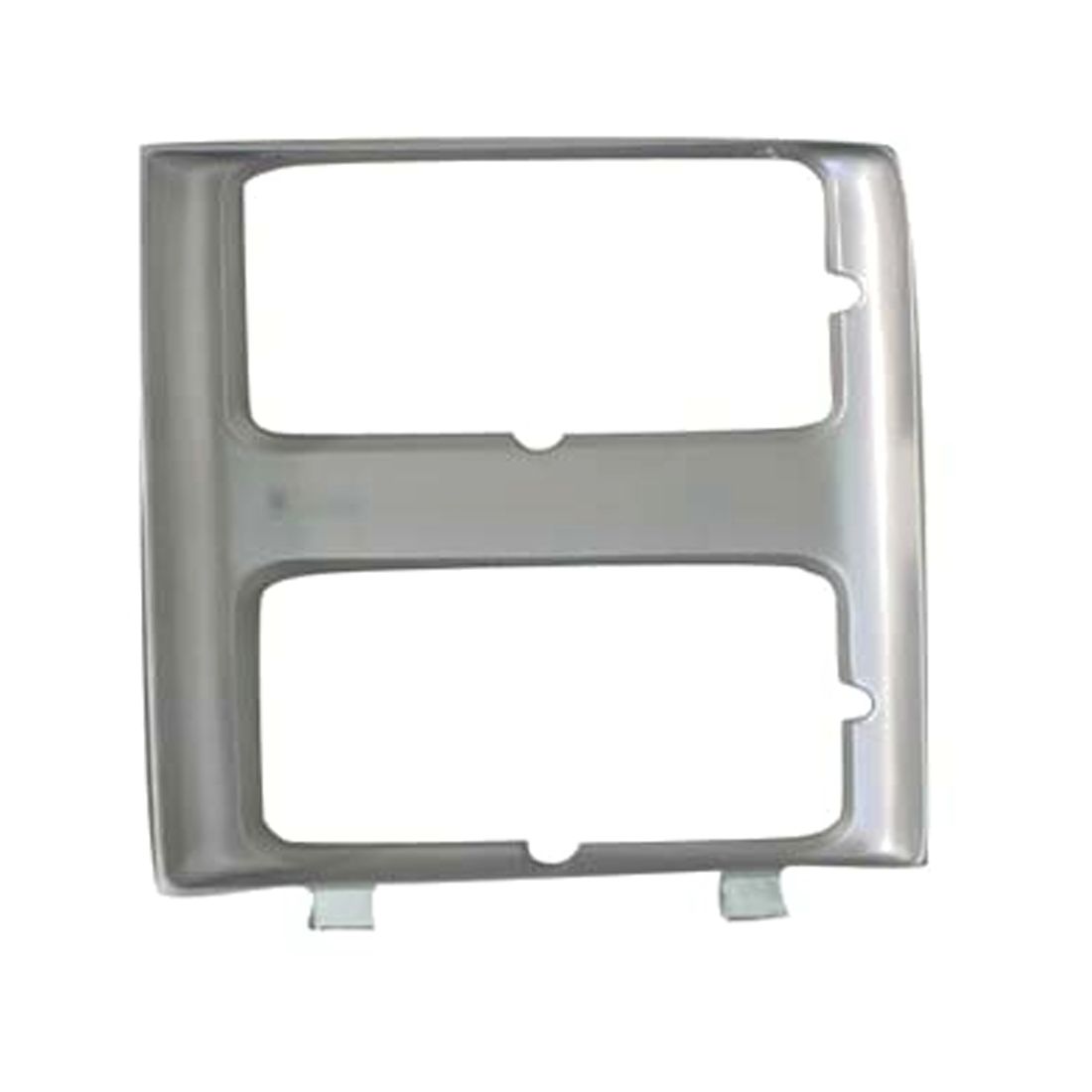 Dual Rectangular Headlight Door Bezel Silver Right For 87-88 Blazer 30 Pickup_voghion.com