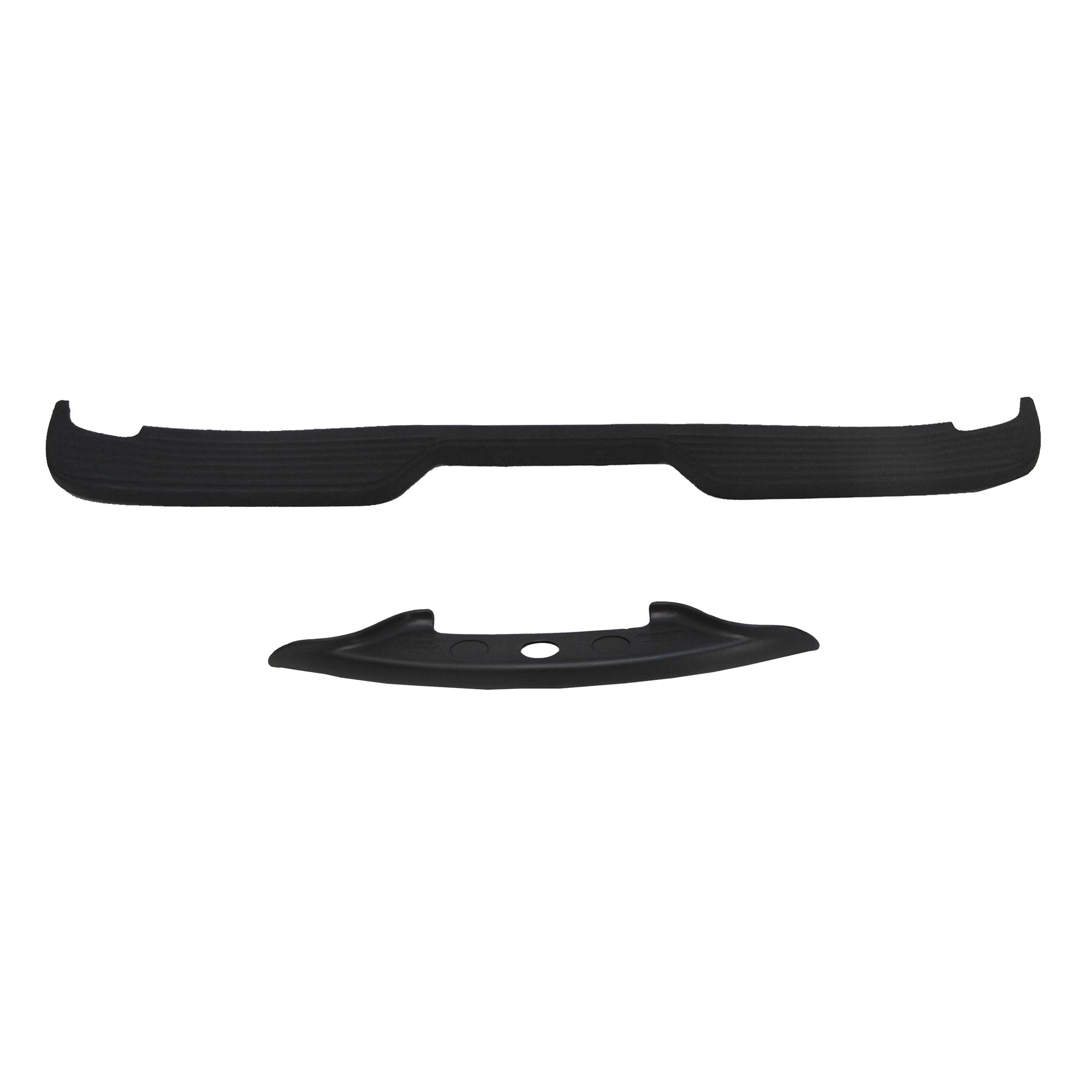 For 2000-2005 Excursion Limited Rear Bumper Top Lower Pad License Lamp Black_voghion.com
