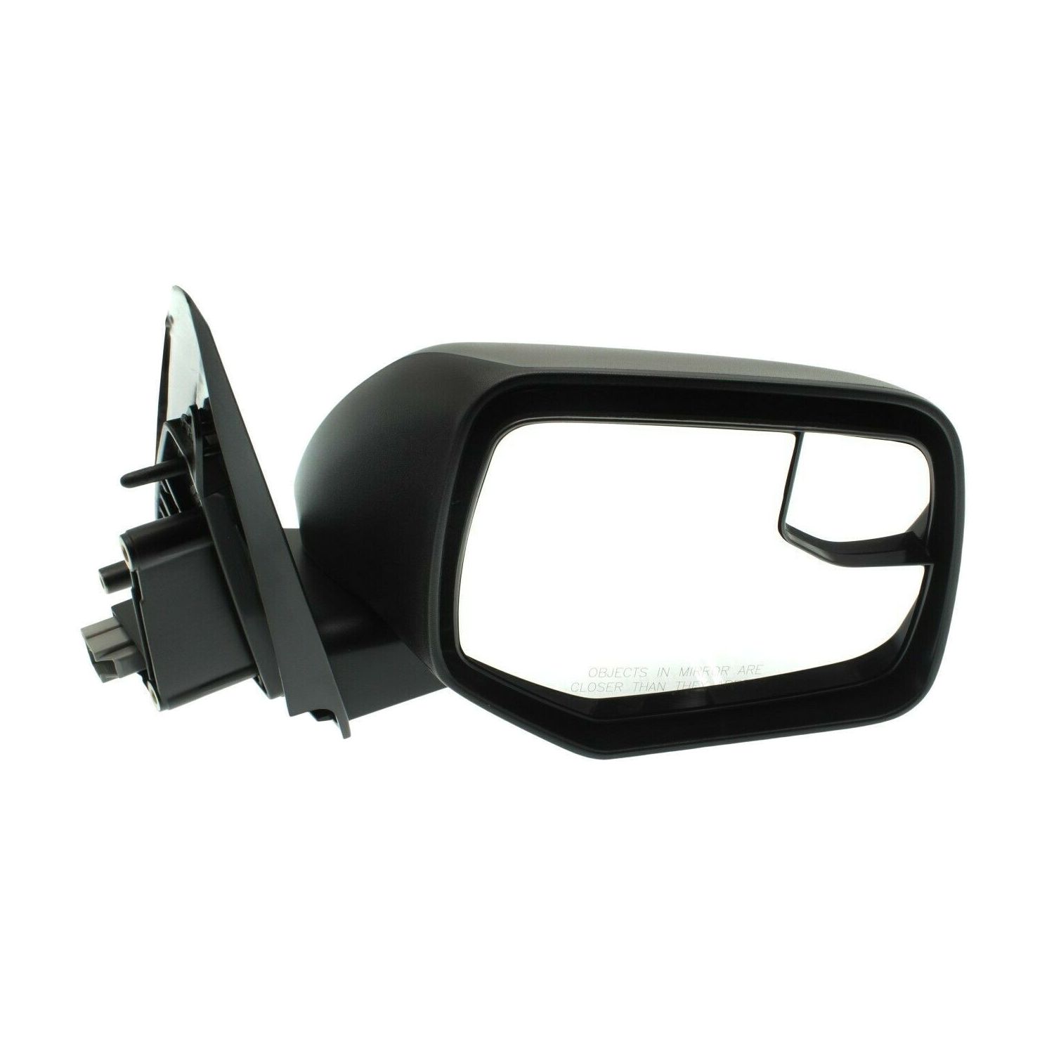 Power Mirror For 2008-2012 Escape Mariner Right Side Manual Fold Textured Black_voghion.com