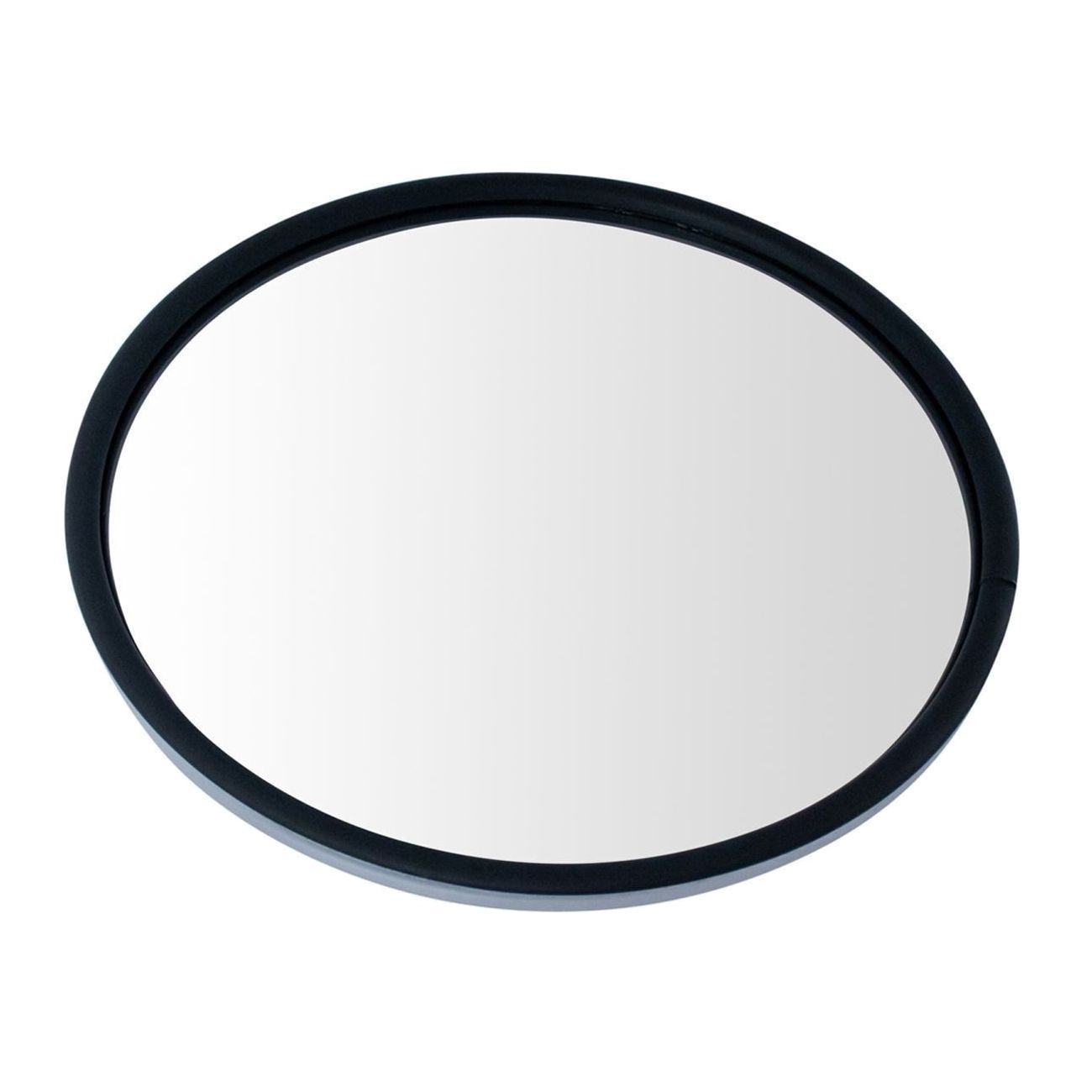 5" Round Convex Mirror Stainless Steel Heated Offset Stud W/ Bracket_voghion.com