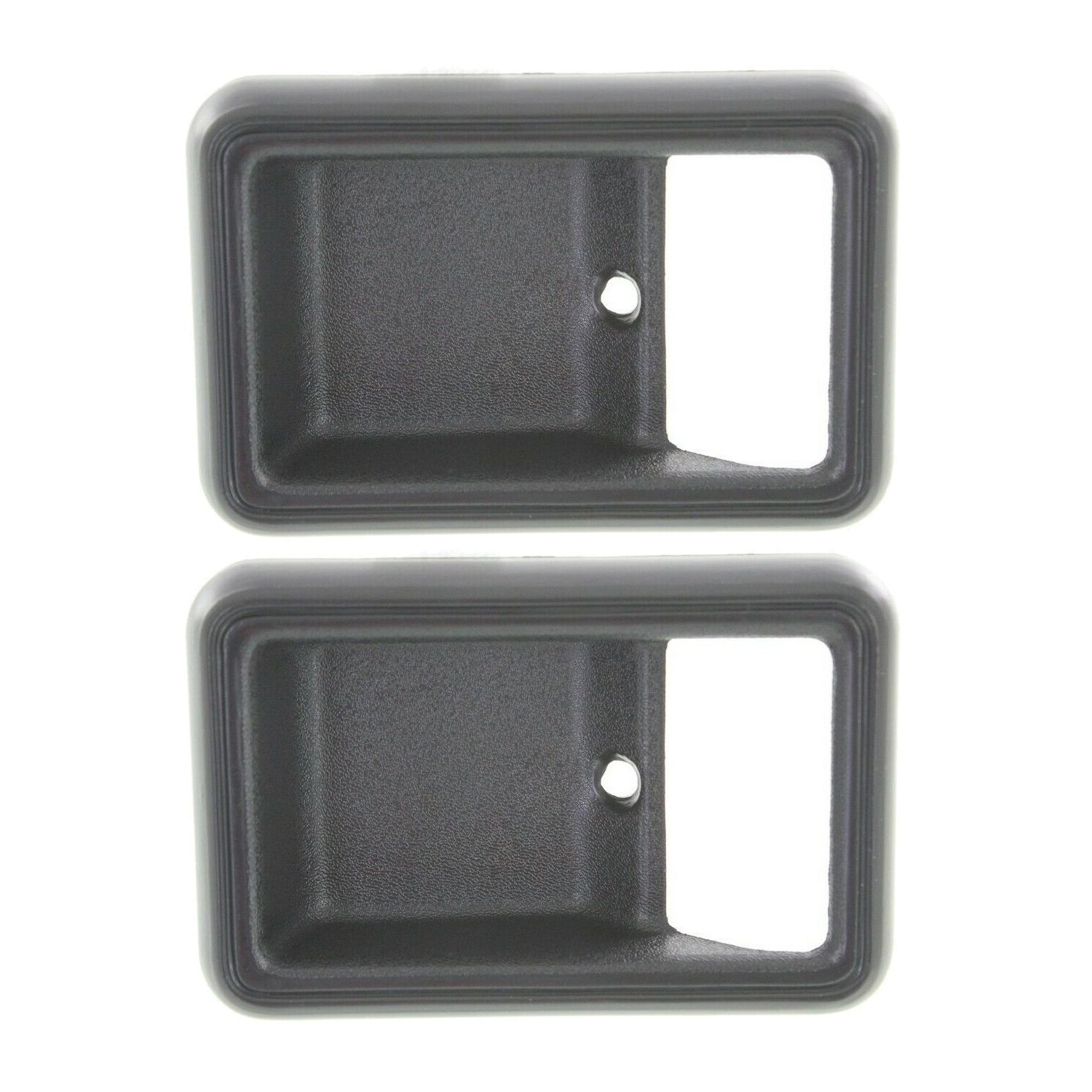 Door Handle Trim Set For 80-82 720 83-86 720 Black Plastic Front Inner 2Pc_voghion.com