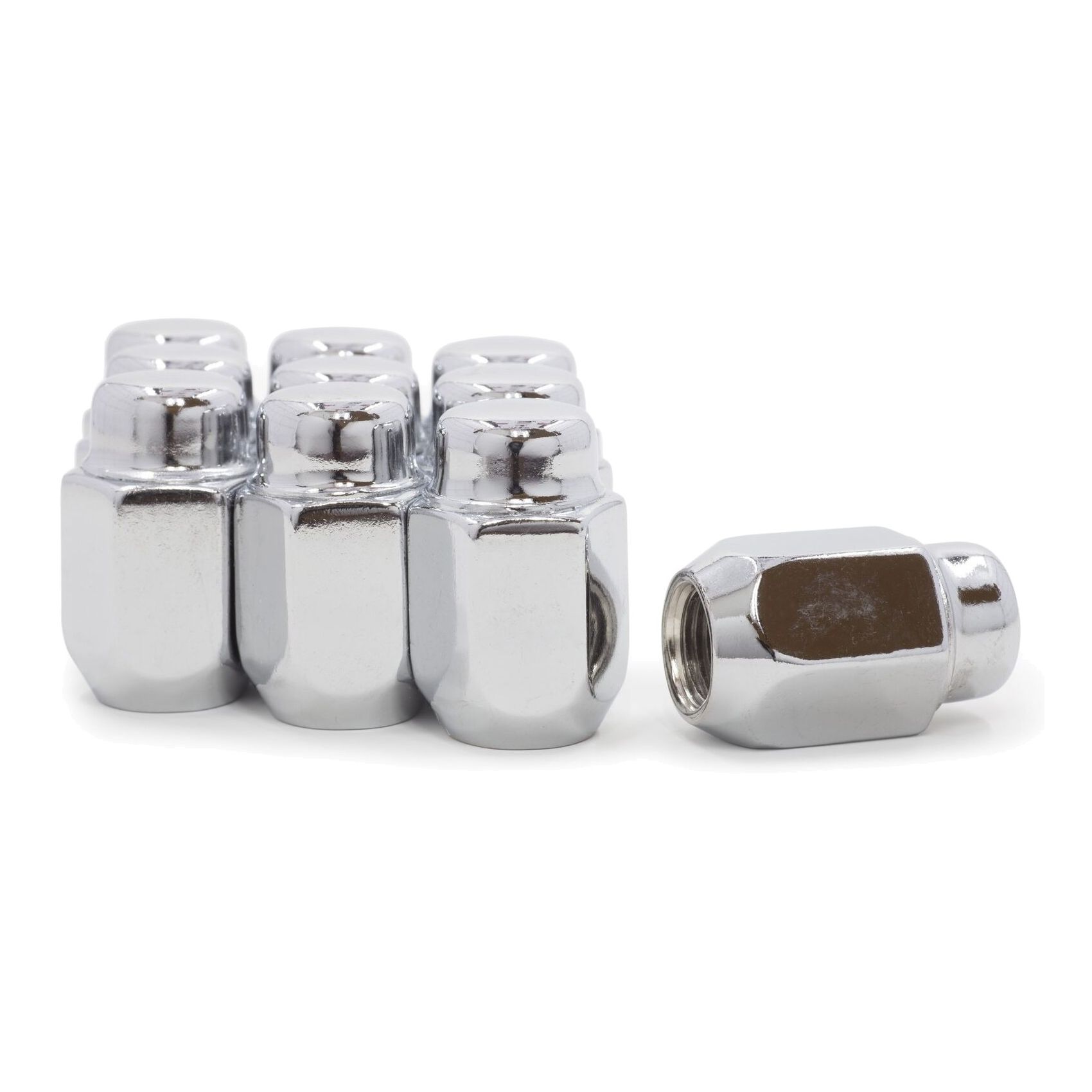 20 Chrome Lug Nuts 13/16 Hex For Ford_voghion.com