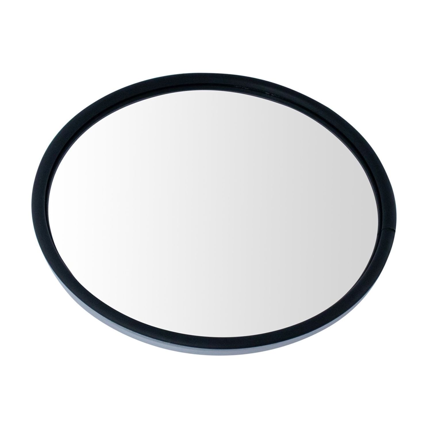 8.5" Round Convex Mirror Stainless Steel Heated Offset Stud W/ Mounting Bracket_voghion.com