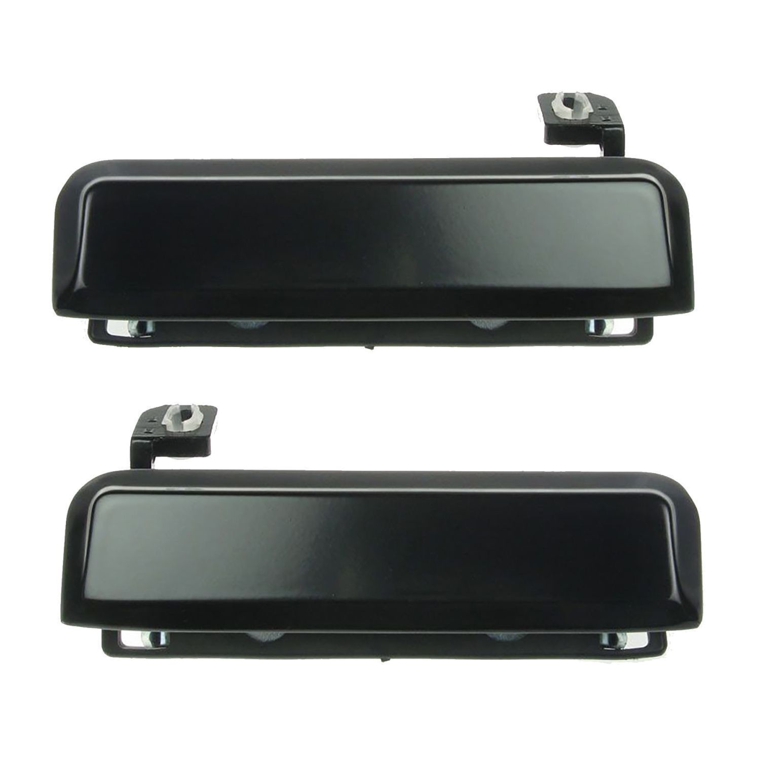 Door Handle Black Front Pair Outside Exterior For Ford Mercury_voghion.com
