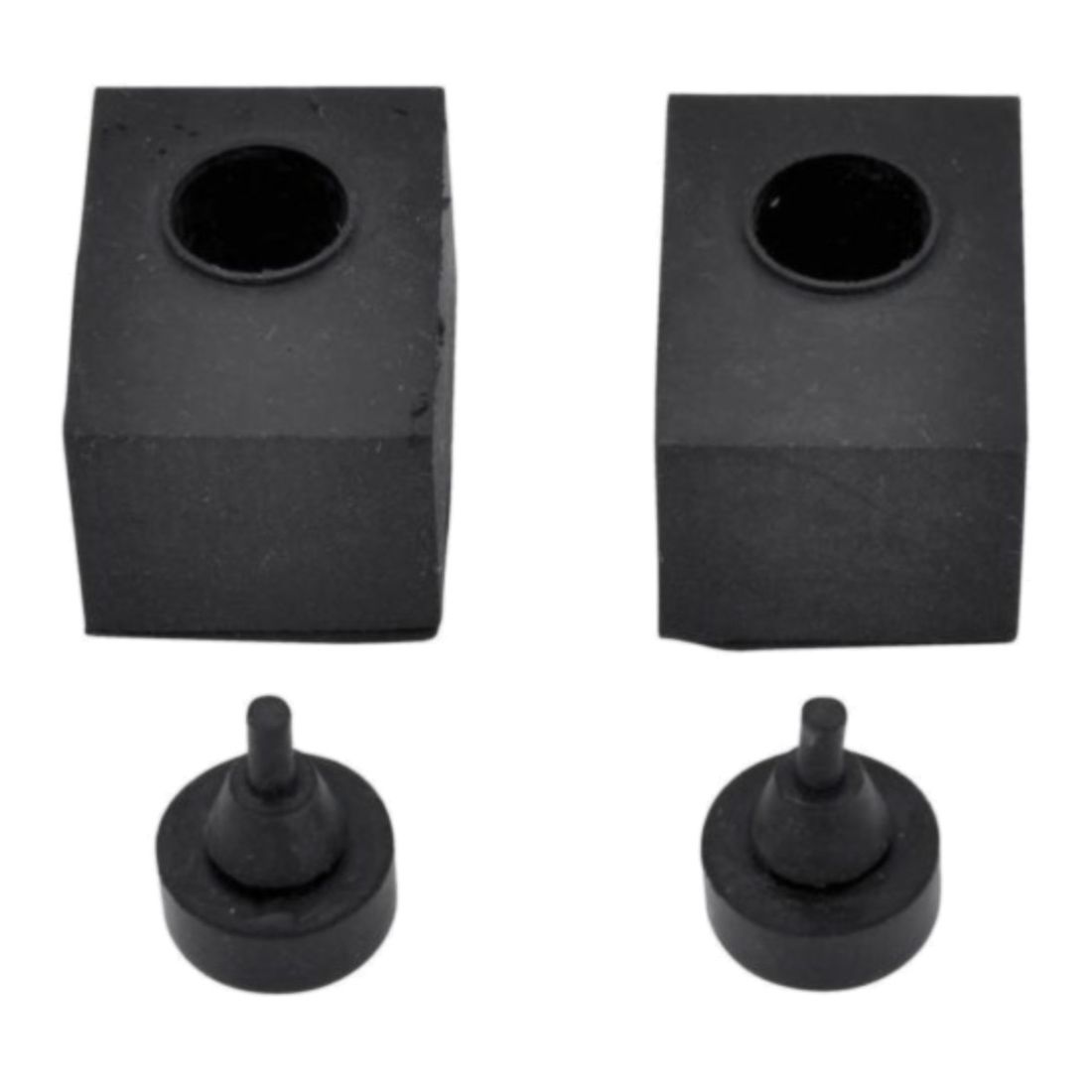 4-pc Rubber Tailgate Bumper Set For Chevrolet GMC And Trucks_voghion.com