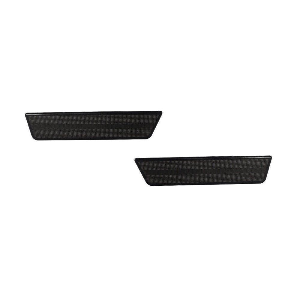 2Pcs Smoked Black Lens Front Side Marker Housing_voghion.com