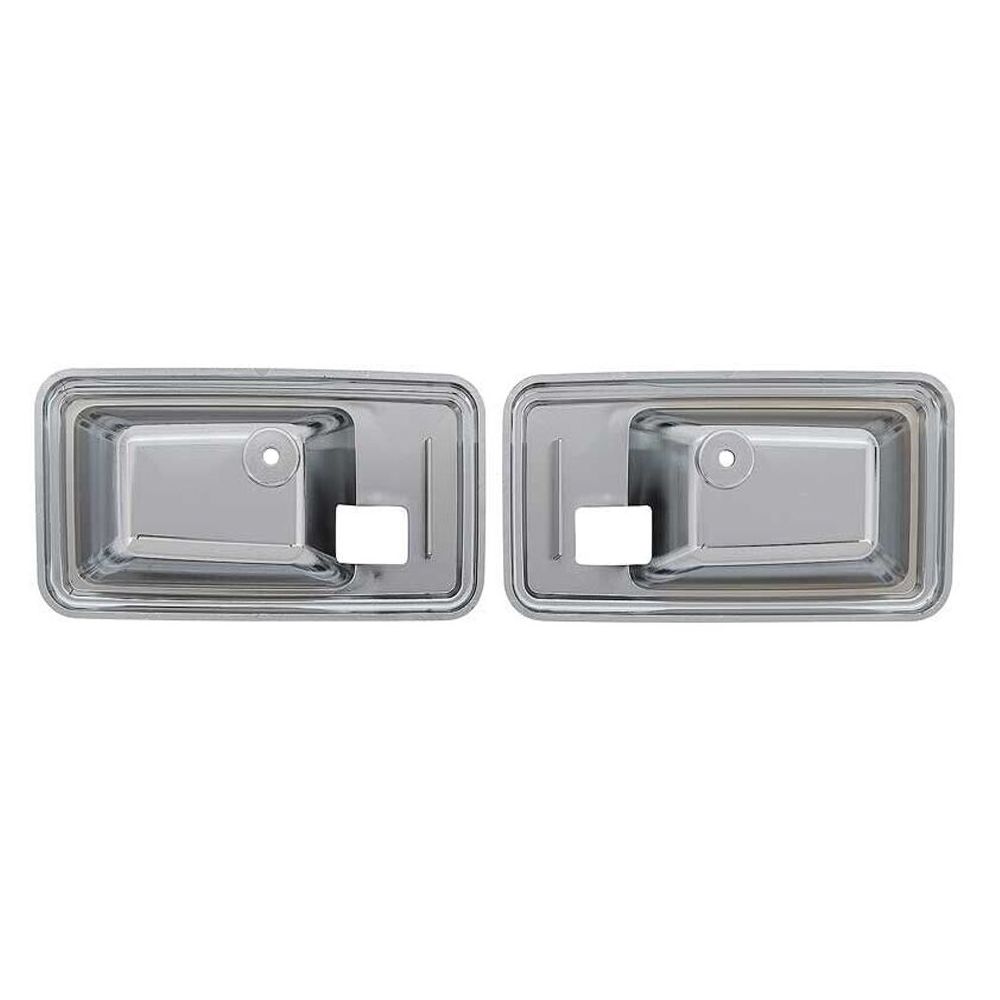 For 78 Corvette Silver Anniversary Edition Door Handle Escutcheon/Cup-Black_voghion.com