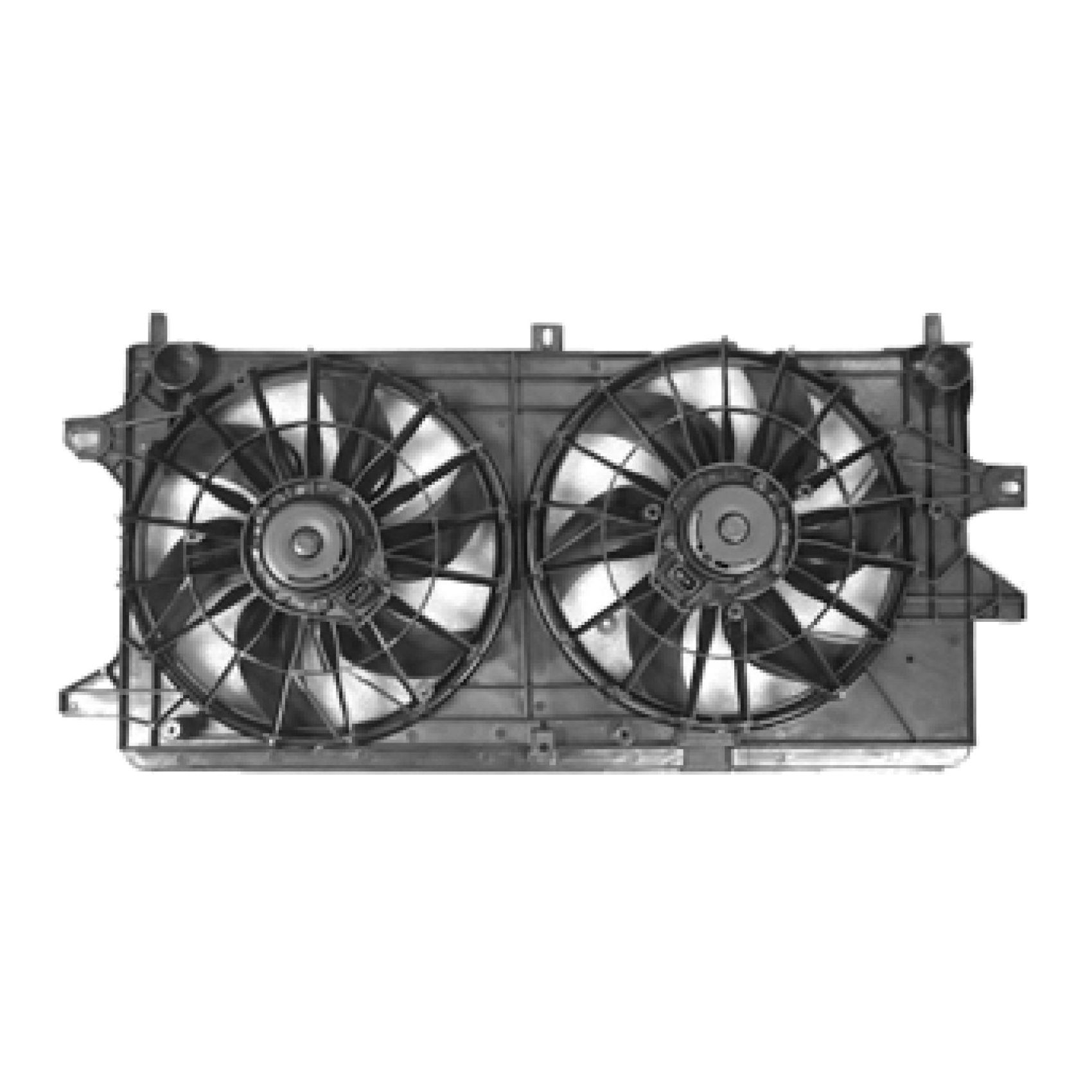 Radiator Dual Cooling Fan Assembly For 2005-2009 LaCrosse Monte Std Cooling_voghion.com