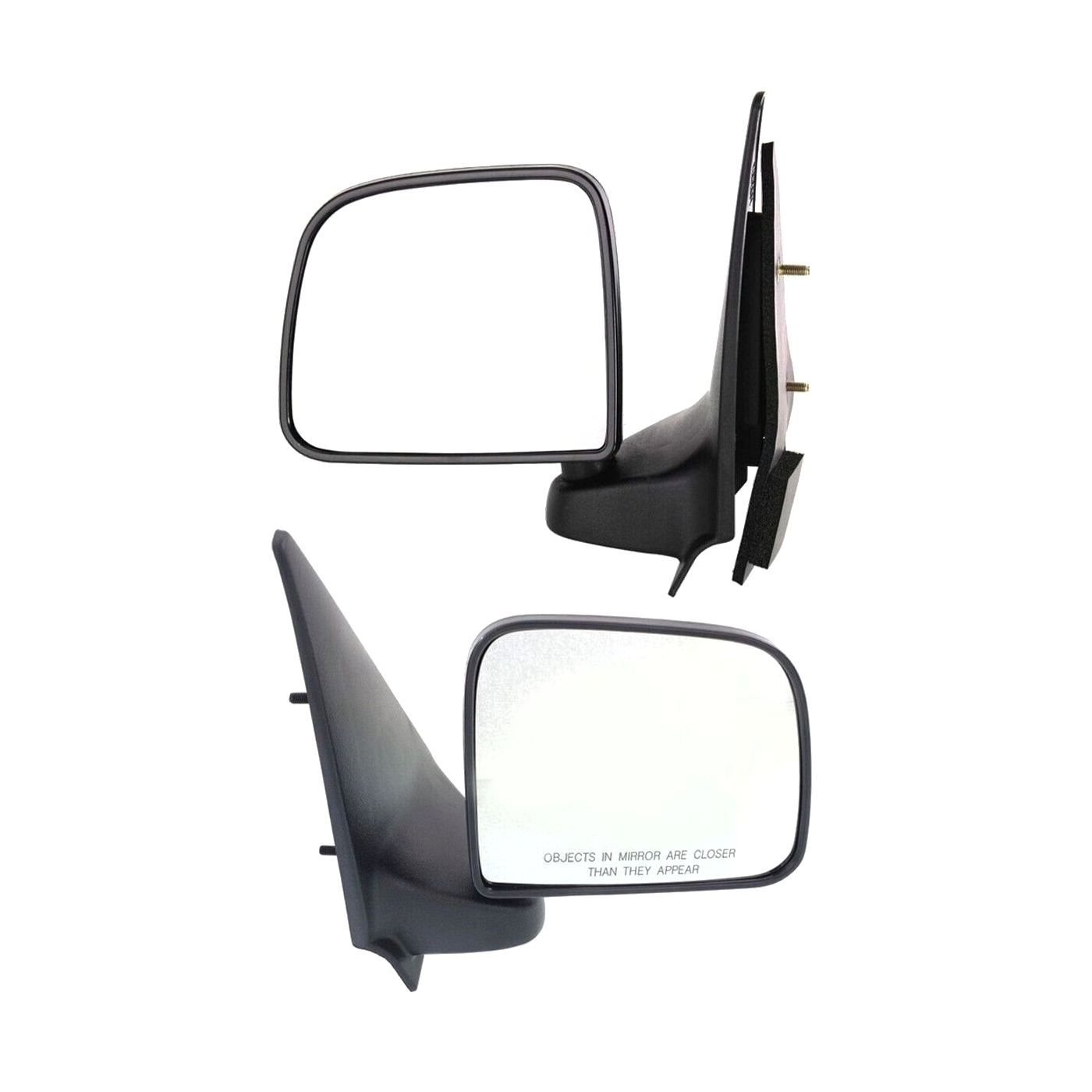 For 1993-2005 Ford Ranger Driver & Passenger Side Manual Mirror Assembly Set_voghion.com