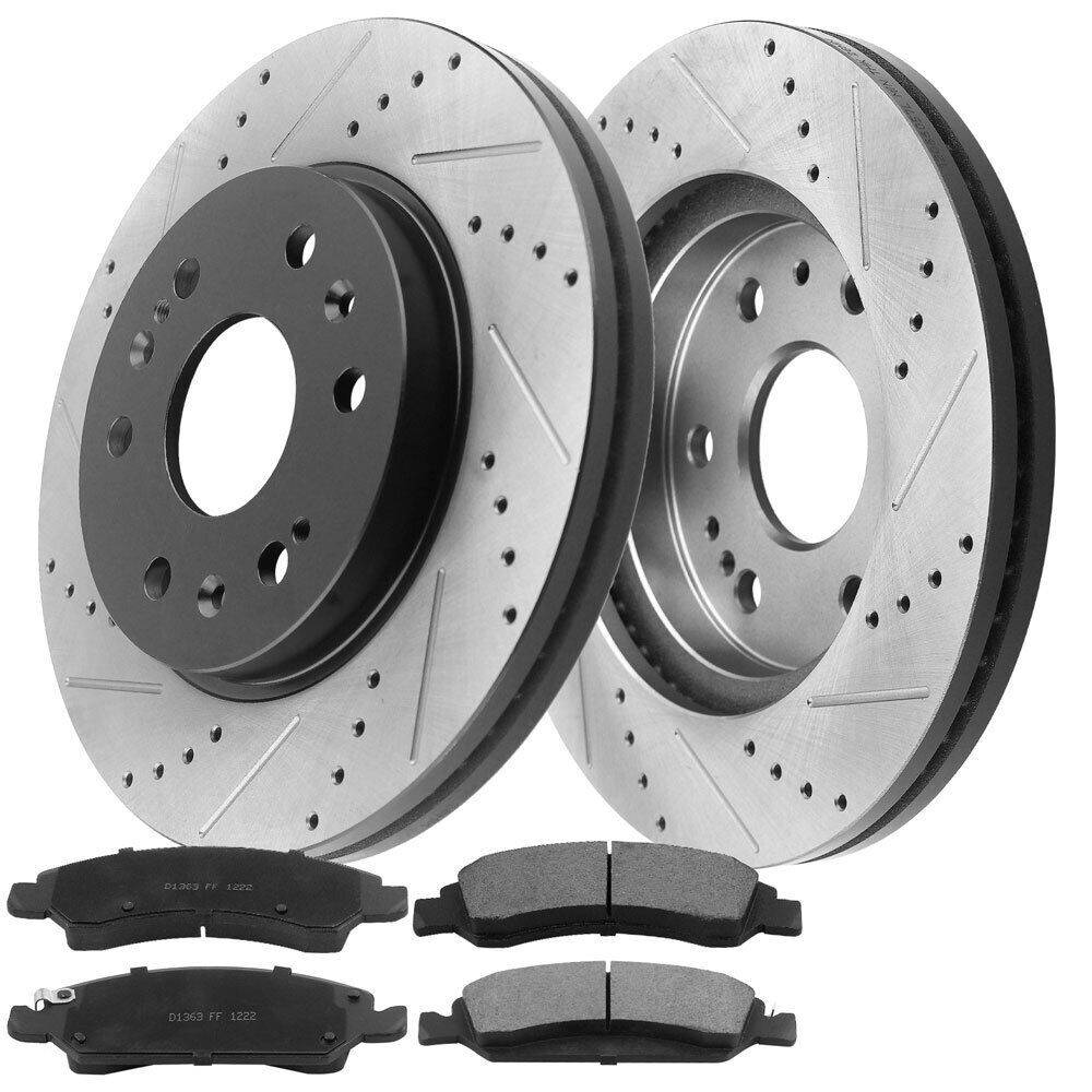 Front And Rear Rotors With Brake Pads_voghion.com