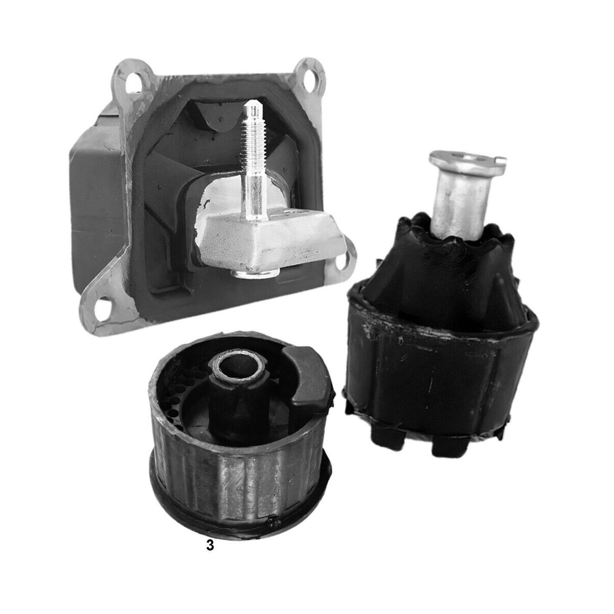 Front Right Rear & Front Insert Of Engine Mounts 3pcs Set_voghion.com