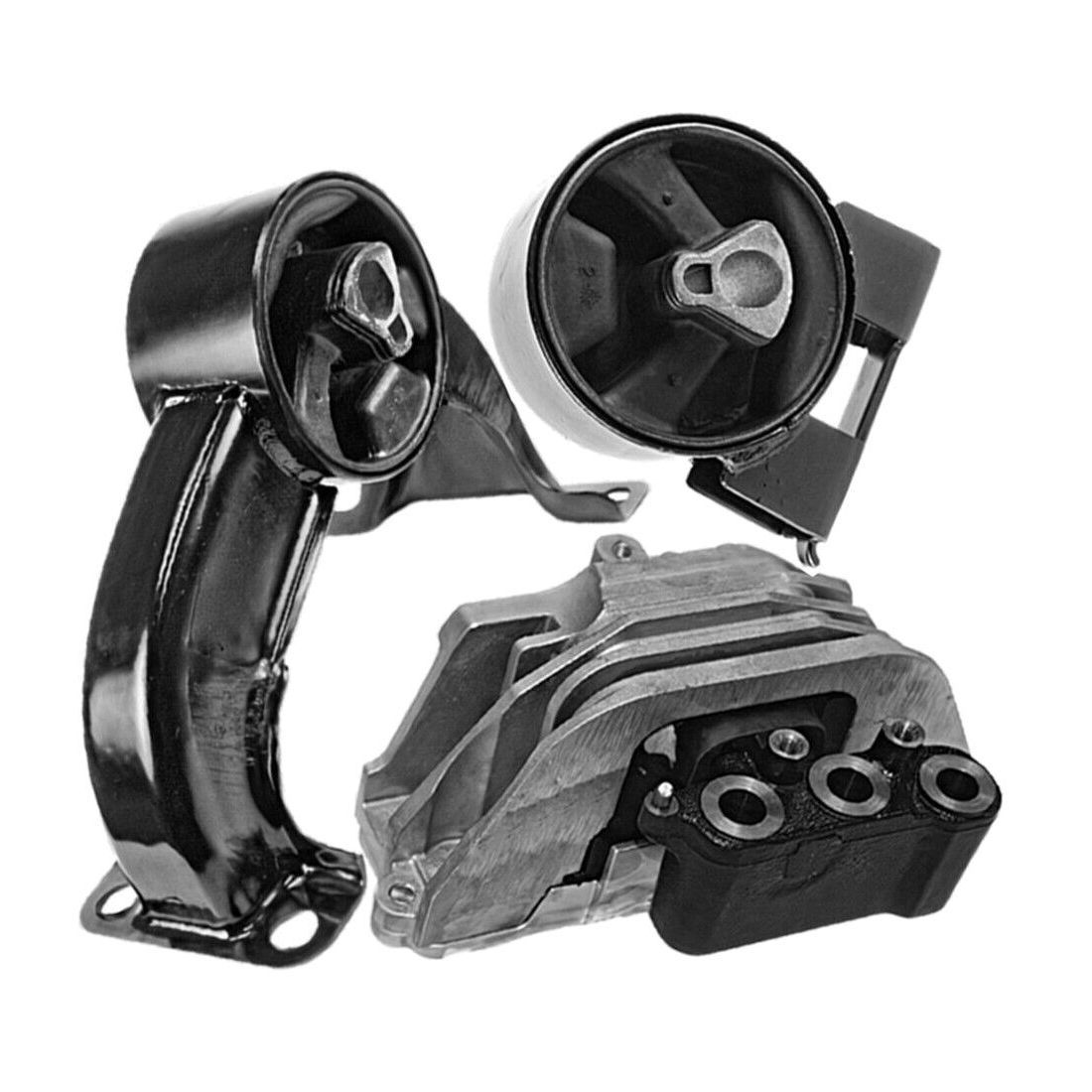 Right Front & Rear Engine Motor Mounts 3pcs Set Fits 6 Speed_voghion.com
