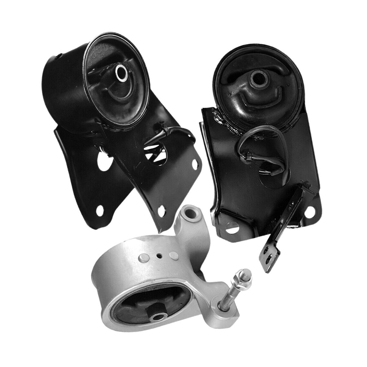 Front Rear & Right Engine Motor Mounts Set Of 3pcs Fits_voghion.com