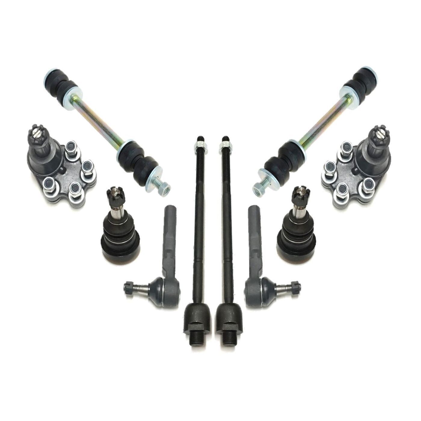 10pc Ball Joints Tie Rod Sway Bar_voghion.com