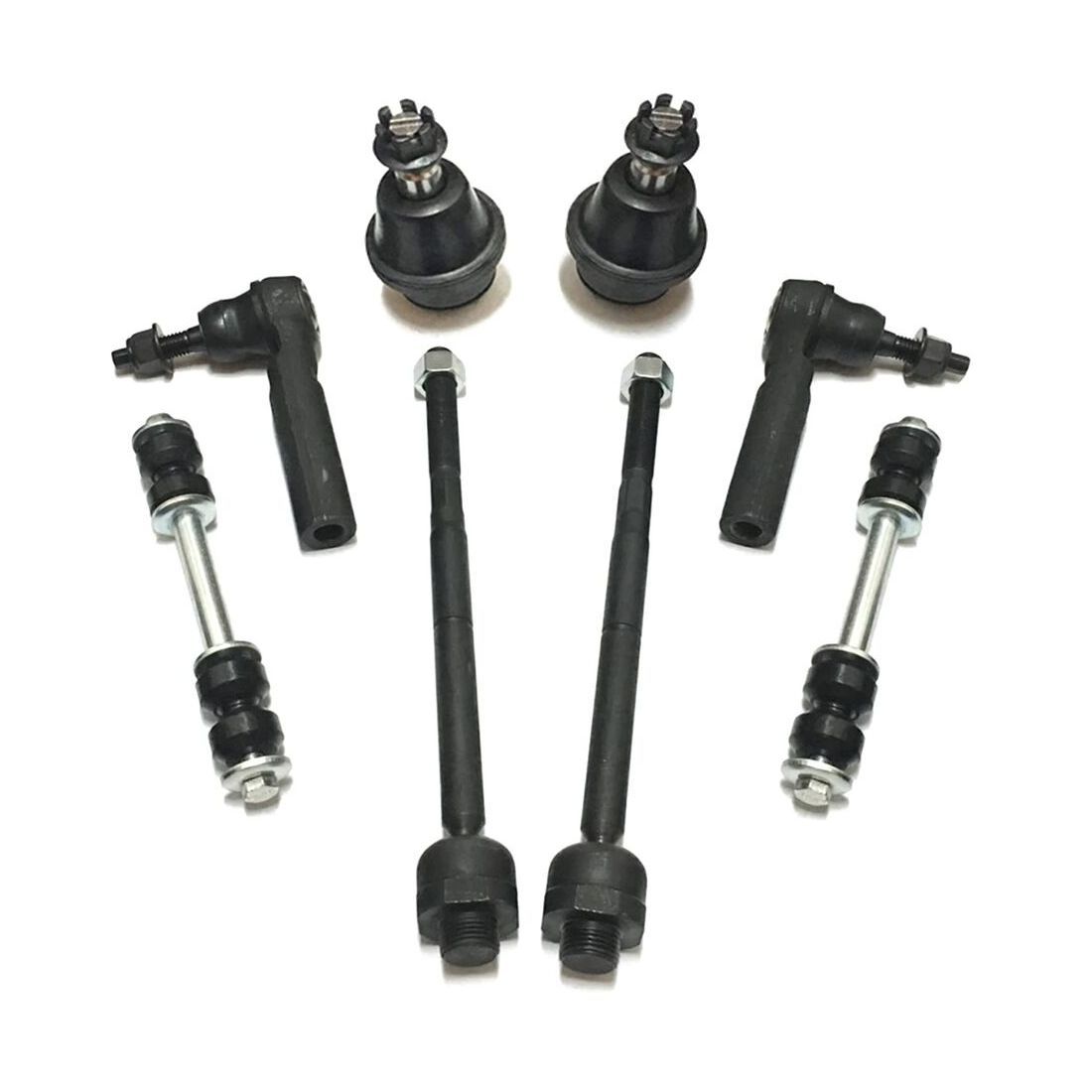 8pc Tie Rod Ends And Ball Joints Sway Bar_voghion.com