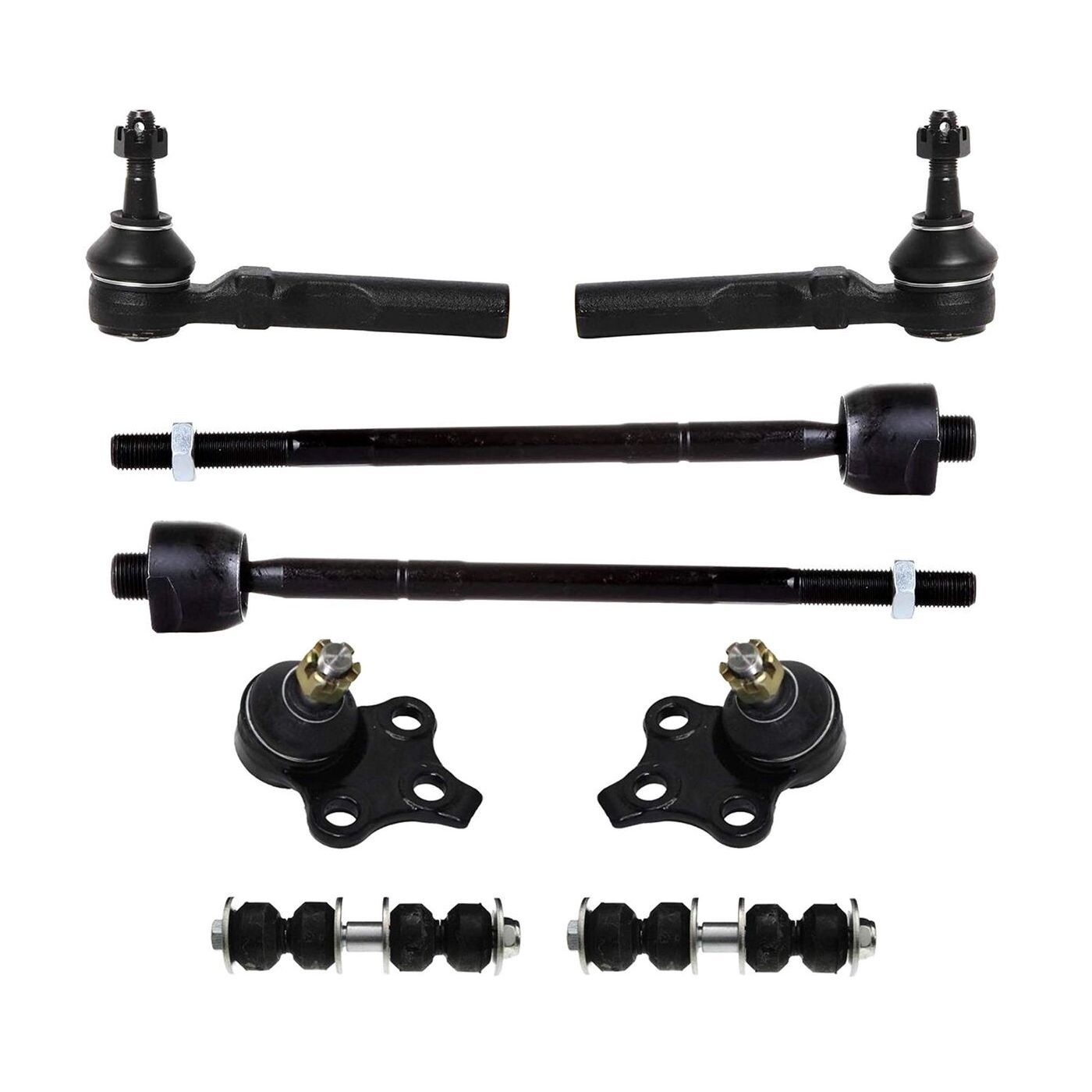 8pc Ball Joint Sway Bar Tie Rods Kit_voghion.com
