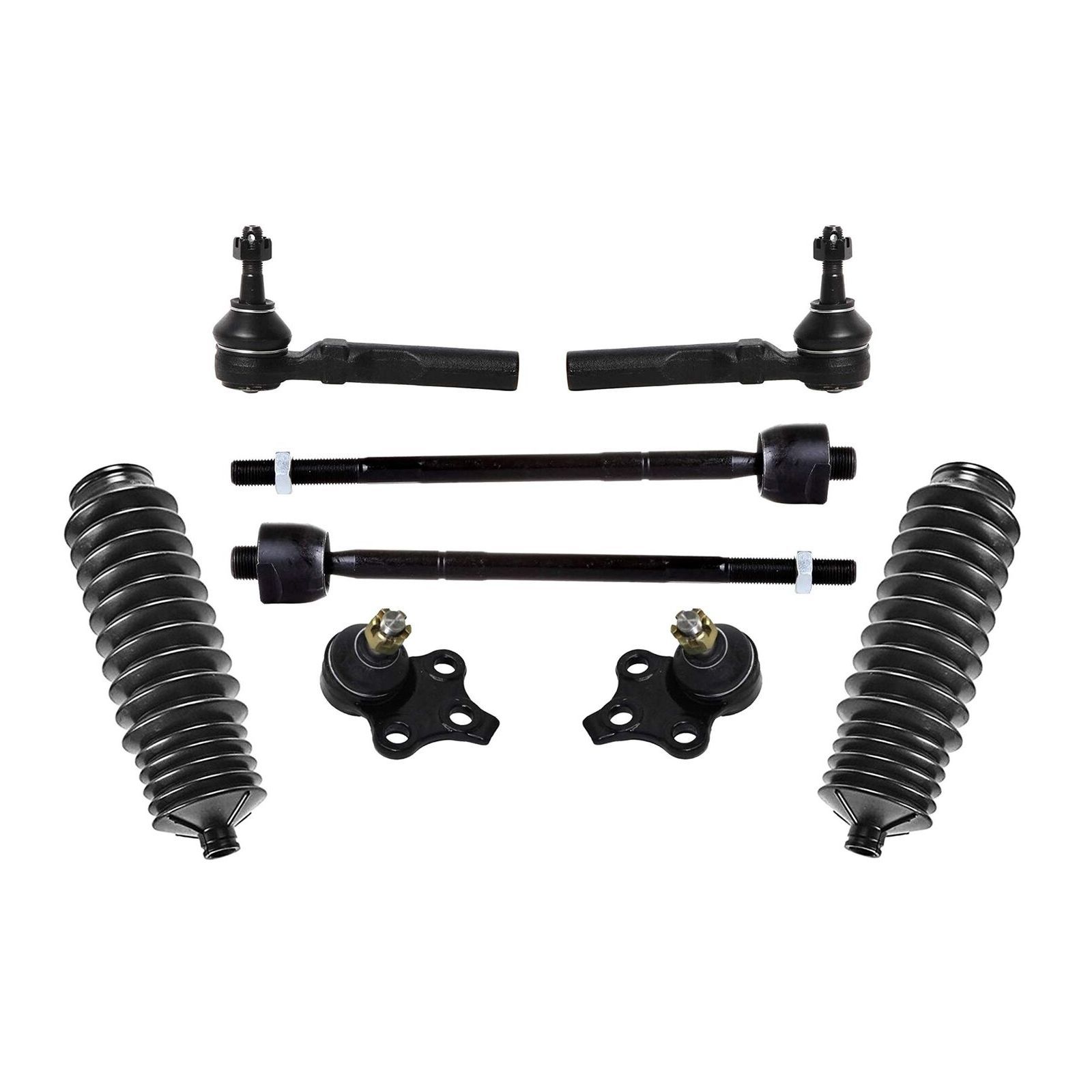 8pc Ball Joint Tie Rods Bellow Boot Kit_voghion.com