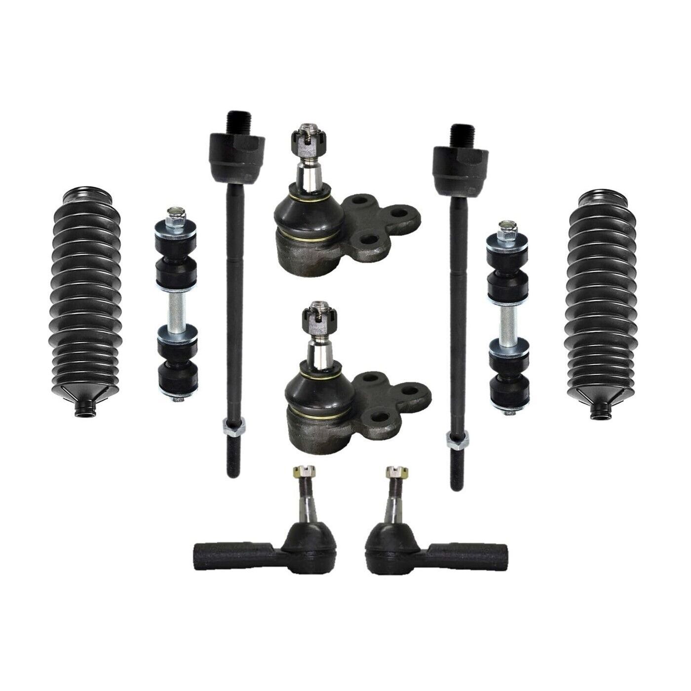 10pc Ball Joints Tie Rods Sway Bar Bellow Boots_voghion.com