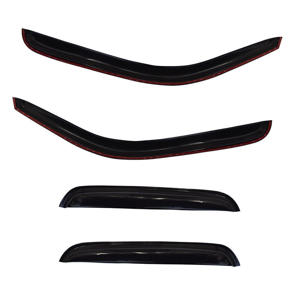 4x Window Visor For 99-06 GMC Sierra Extended Cab Vent Shades Sun Rain Guard_voghion.com