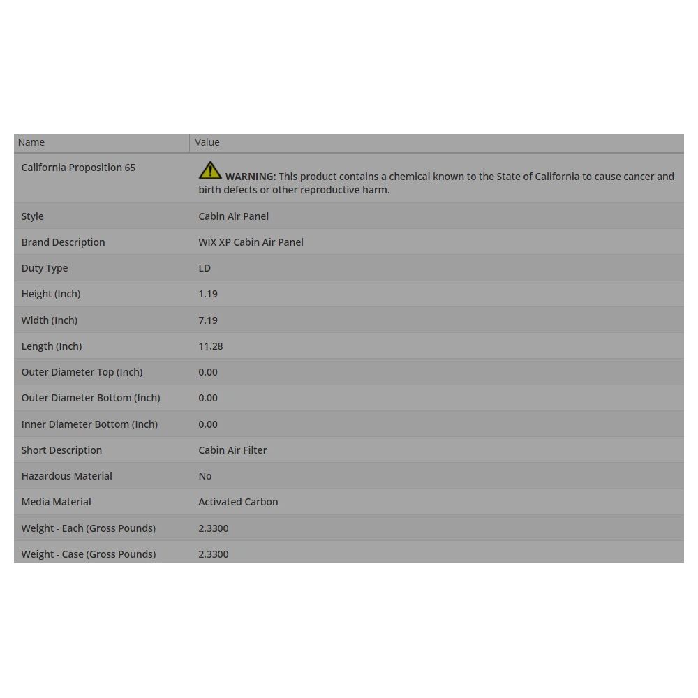 Cabin Air Filter For Oldsmobile Intrigue_voghion.com