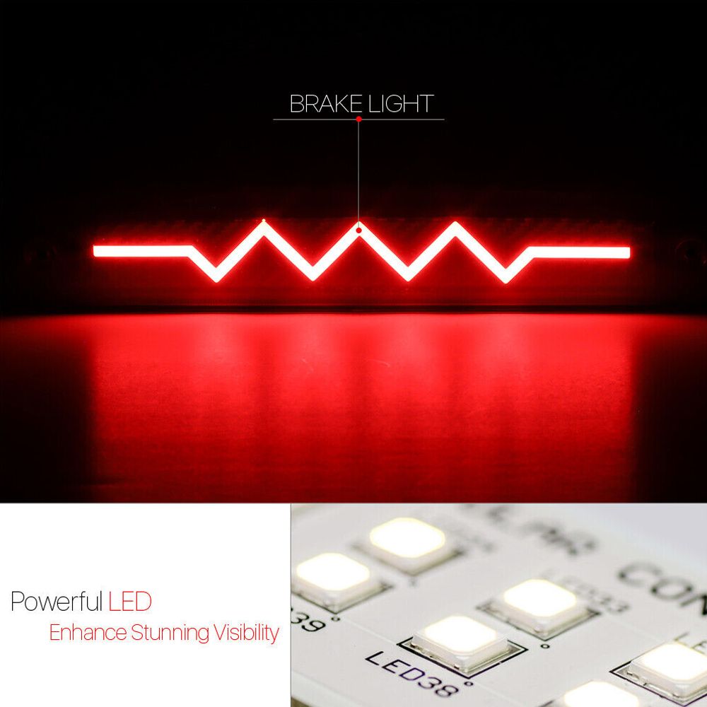 Fits 1993-2016 Ranger/ [CHASING HEART RATE] Carbon LED Third 3rd Brake Light_voghion.com