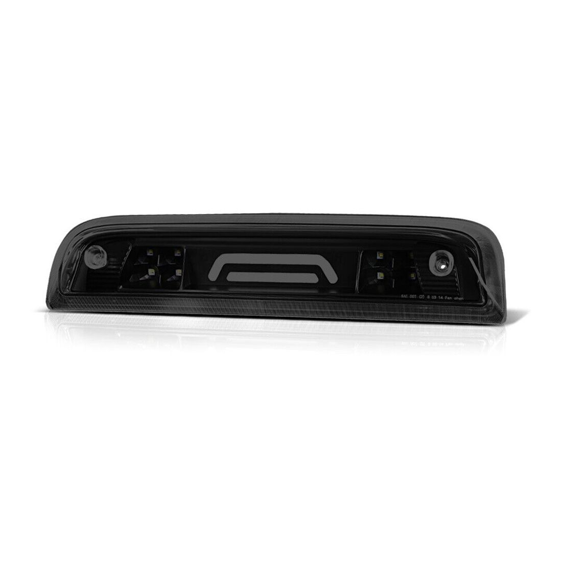 Fits 2014-2020 Silverado/Sierra Black/Smoke{LED BAR}Third 3rd Brake+ Light_voghion.com