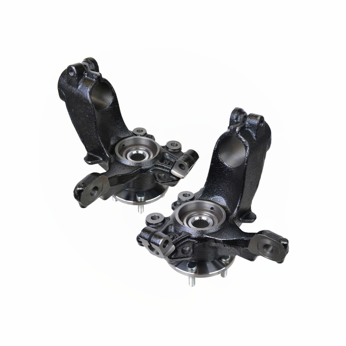 KAX 2-PC Front Steering Knuckle & Wheel Bearing Hub Assembly For Ford Focus 2012-2018 - View #4