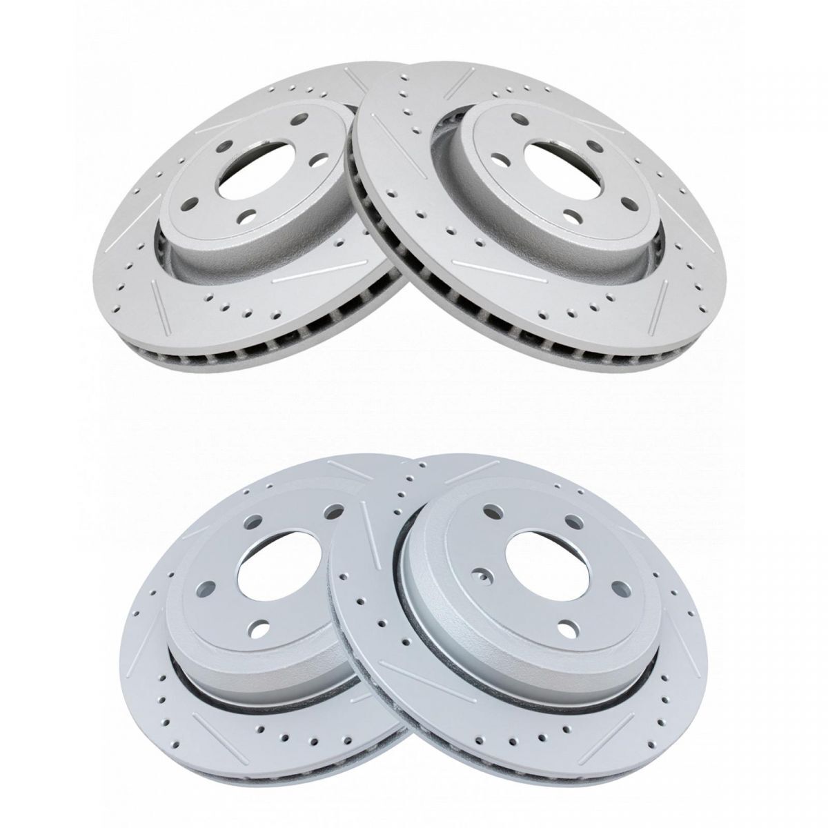 Front & Rear Brake Performance Rotor Kit Set For Dodge Durango Jeep Cherokee_voghion.com