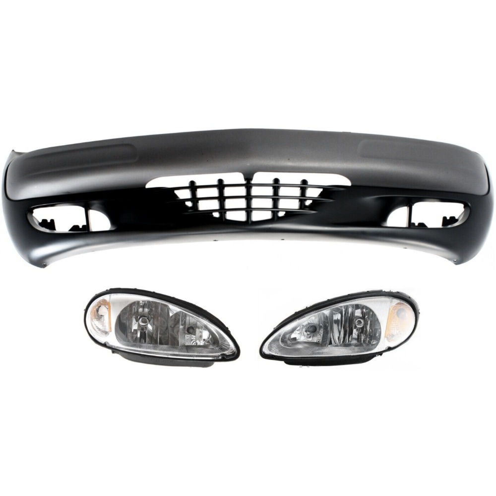 Bumper Cover Kit For Chrysler 2001-2005 PT Cruiser Front Code MLB_voghion.com