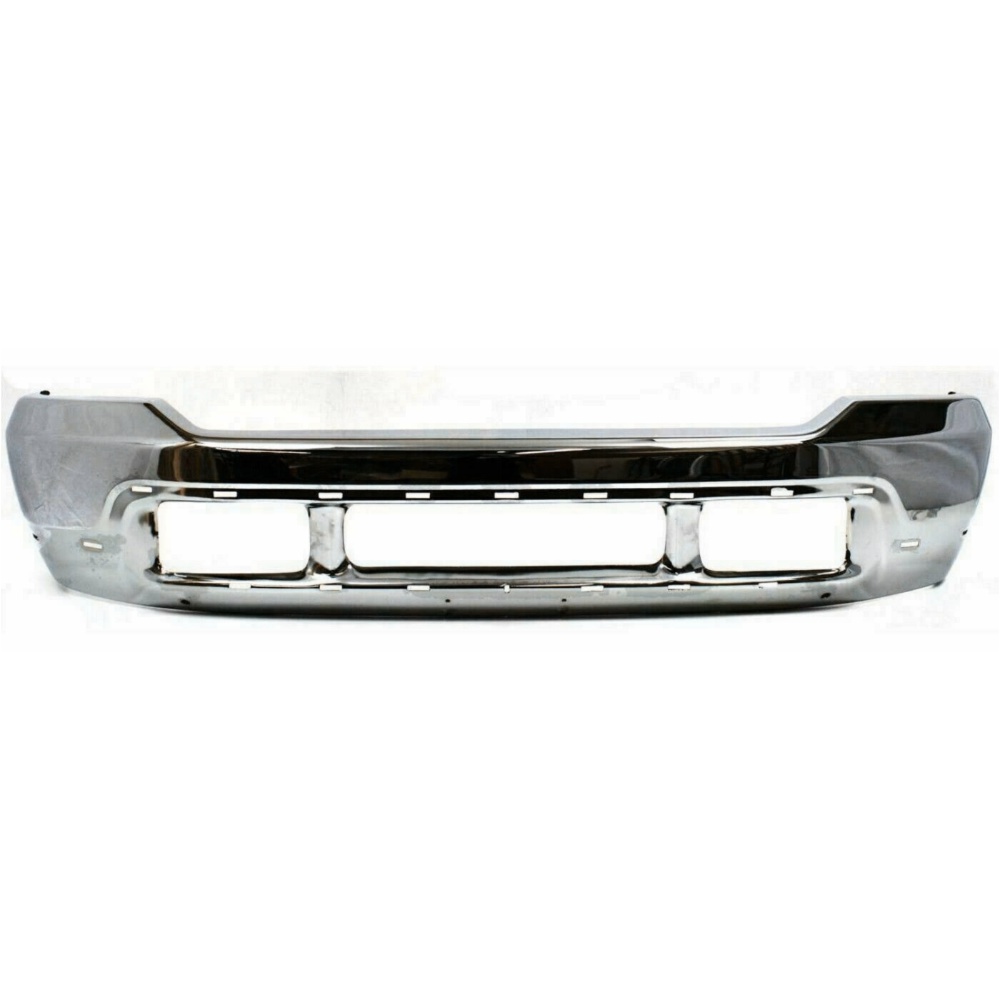 Front Bumper Chrome Steel + Valance Cover For Ford Super Duty_voghion.com