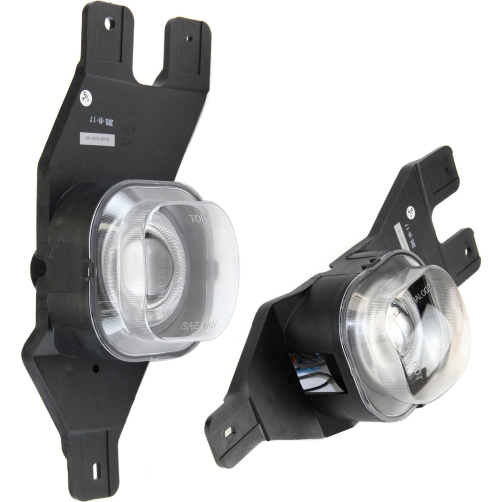 Fog Light Halo Projector Style For Ford Left & Right Pair Clear Lens_voghion.com