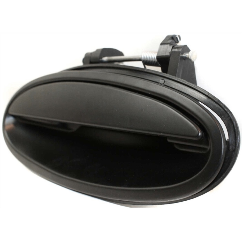 Exterior Door Handle For Buick Oldsmobile Rear Right Smooth Black Plastic_voghion.com
