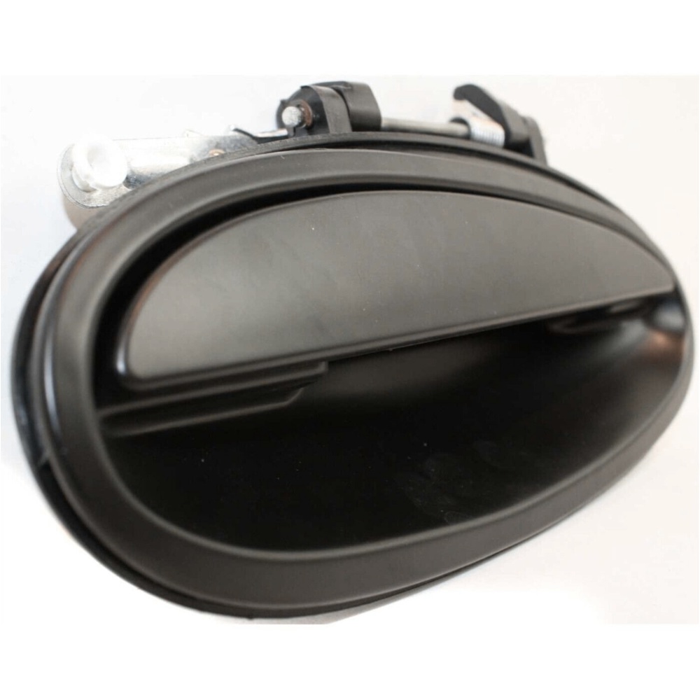 Exterior Door Handle For Buick Oldsmobile Rear Right Smooth Black Plastic_voghion.com