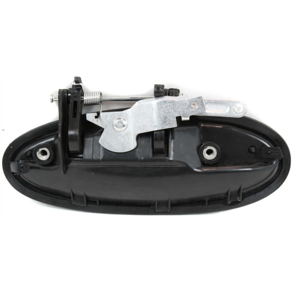 Exterior Door Handle For Buick Oldsmobile Rear Right Smooth Black Plastic_voghion.com
