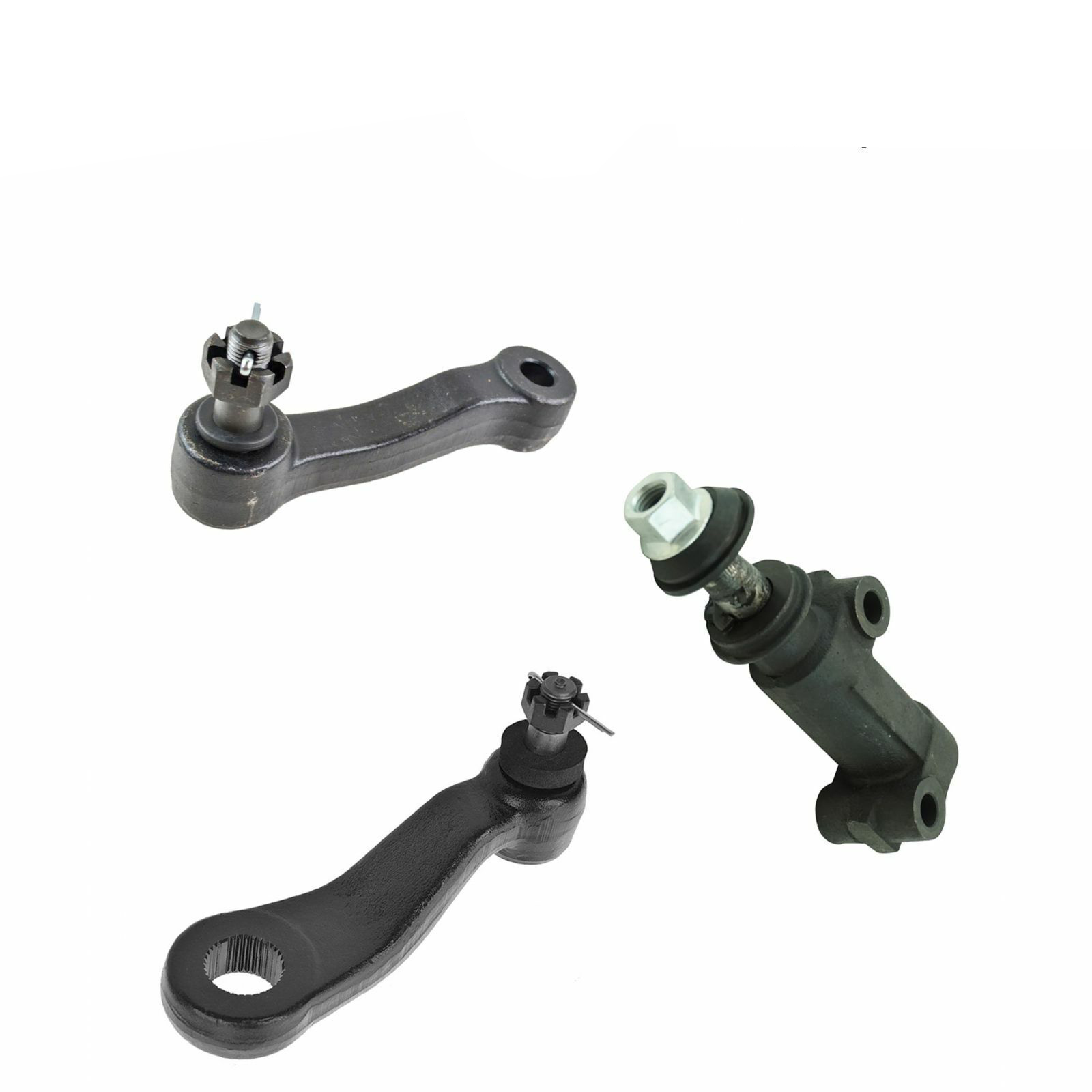 Front Pitman Idler Arm Bracket Steering Kit Set 3pc For Chevy GMC Hummer Truck_voghion.com
