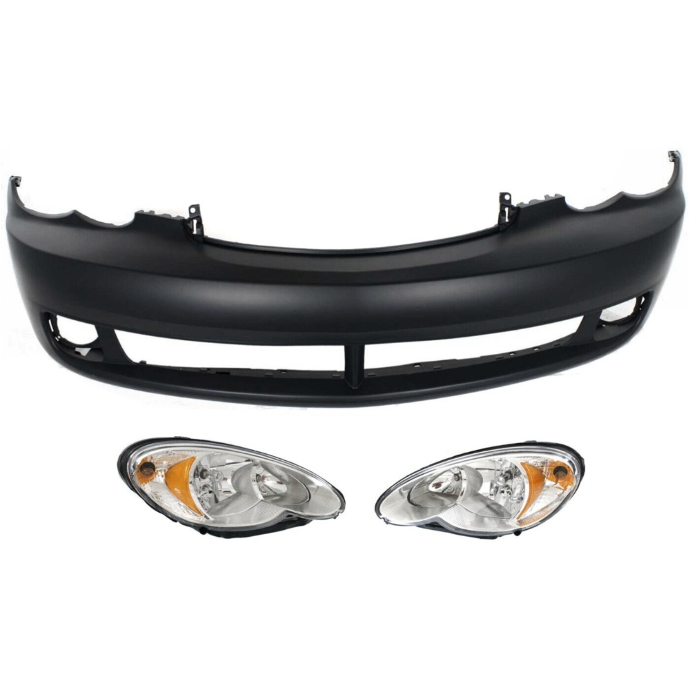 Bumper Cover Kit For Chrysler 2006-2010 PT Cruiser Front Code LME_voghion.com