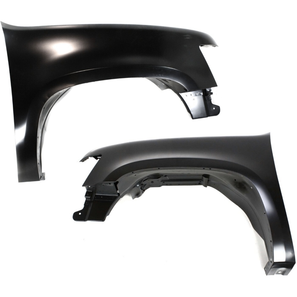 Fender Set For 2007-2014 Chevrolet Tahoe Front Primed Steel Pair_voghion.com