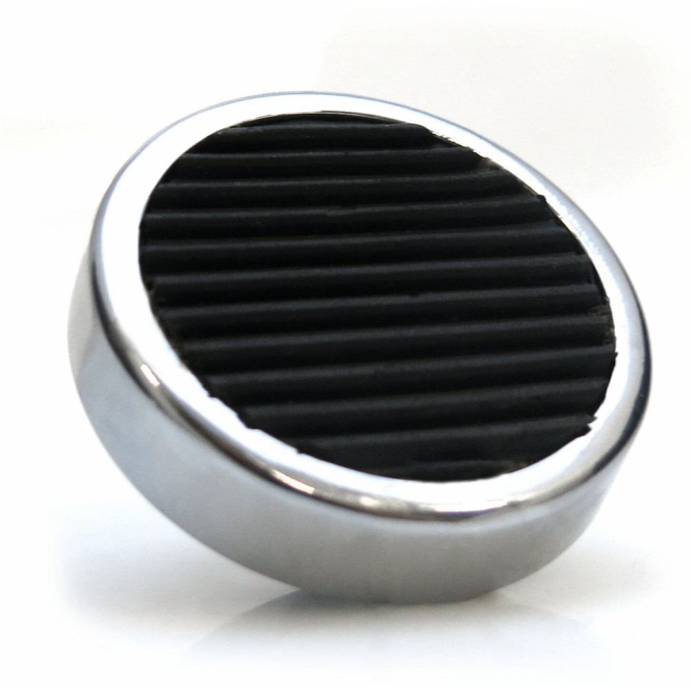 Round Billet Headlight Switch Dimmer High Beam Pedal Cover - (Pad Only) Muscle_voghion.com