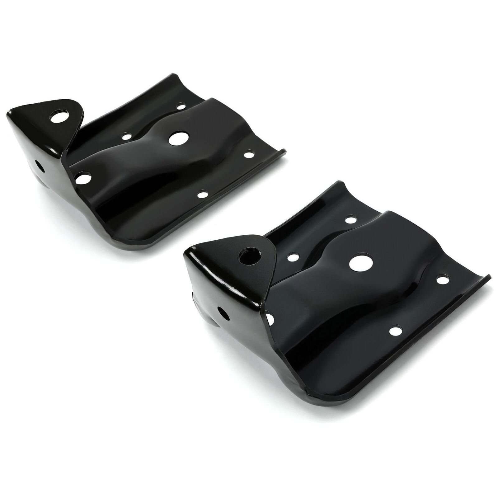 2pcs Rear Leaf Spring Hanger Shackle Bracket Kit For Chevy Silverado GMC Sierra_voghion.com