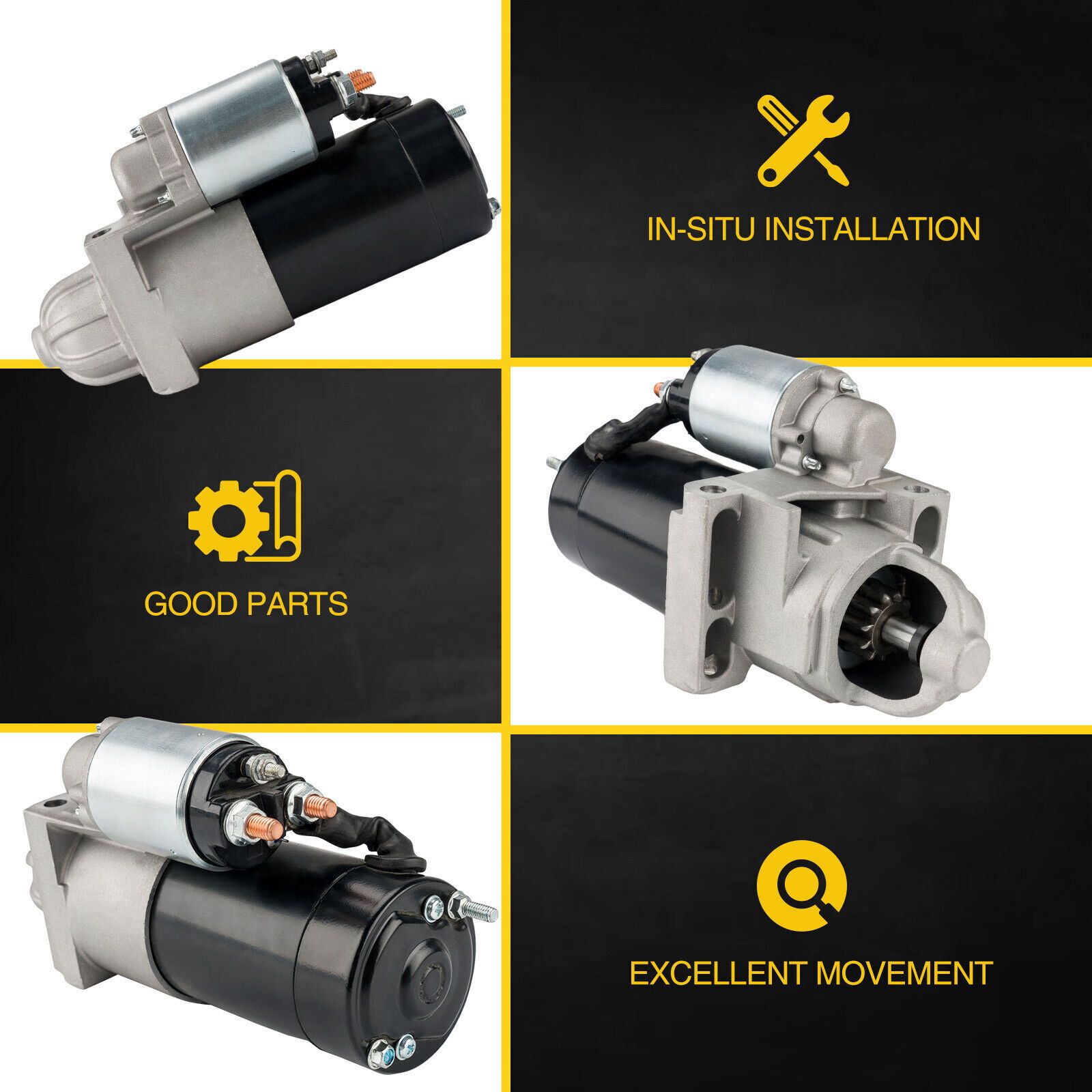 3HP High Torque Mini Starter For BBC Chevy 168 Tooth 323255 3231701_voghion.com