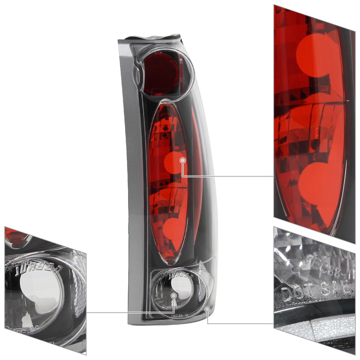 Black Tail Lights C/K Lamps_voghion.com